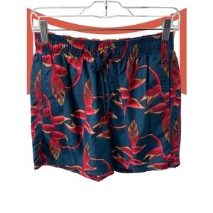 Sundek Red and Blue Women's Cargo Shorts